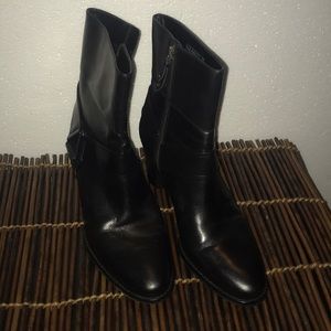 Cole Haan Calf-Length Leather Boots, NWOT